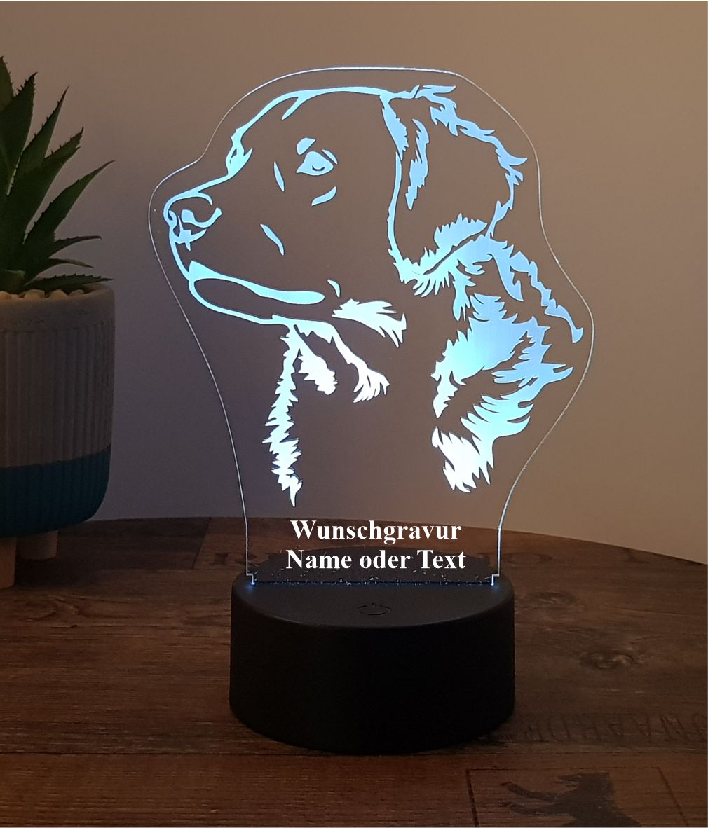 LED Lampe Hund - Golden Retriever