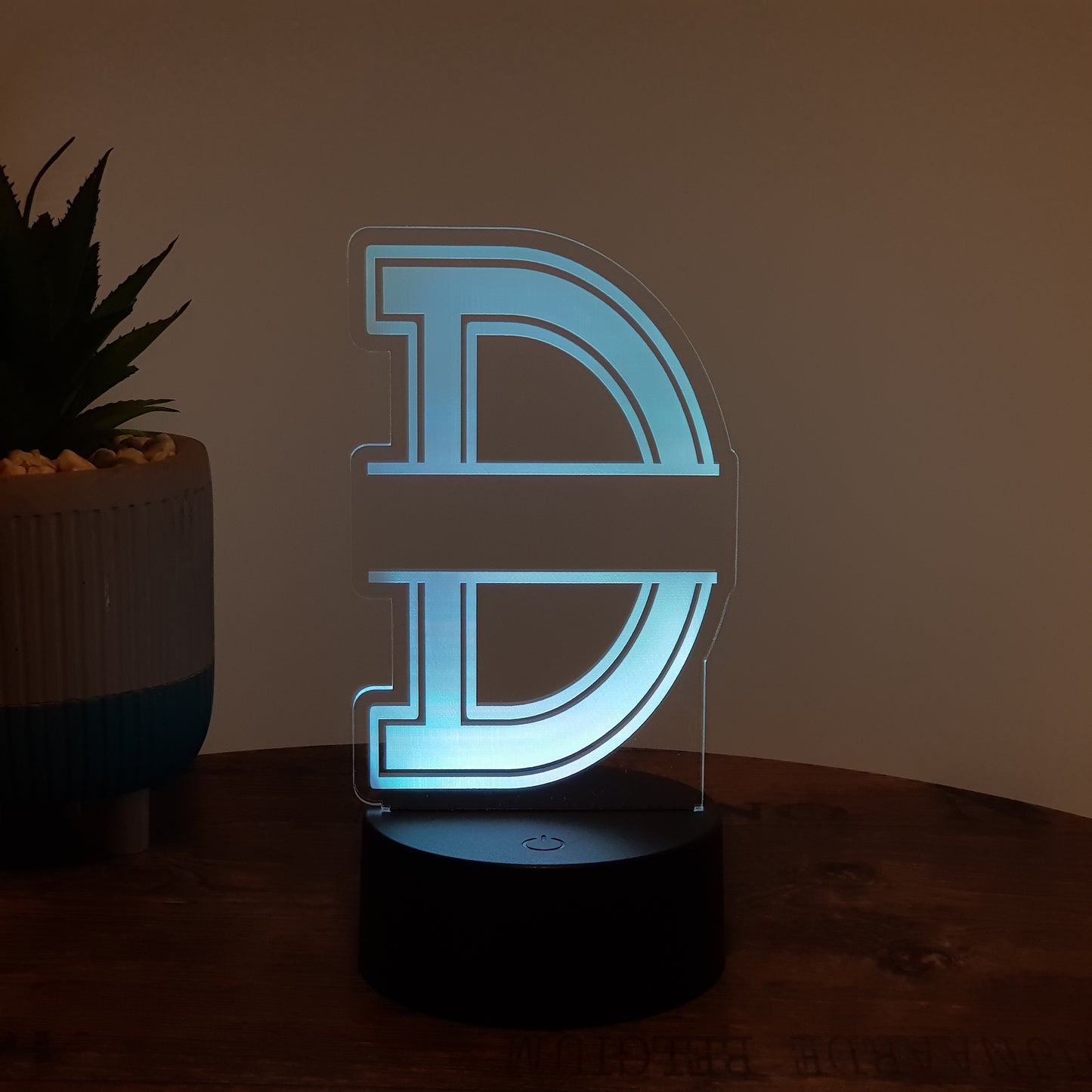 LED- Namenslampe / Buchstabe "D"
