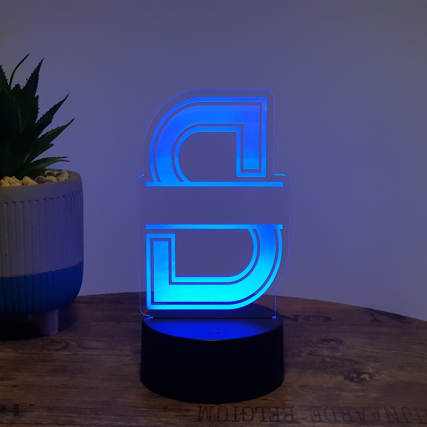 LED- Namenslampe / Buchstabe "S"