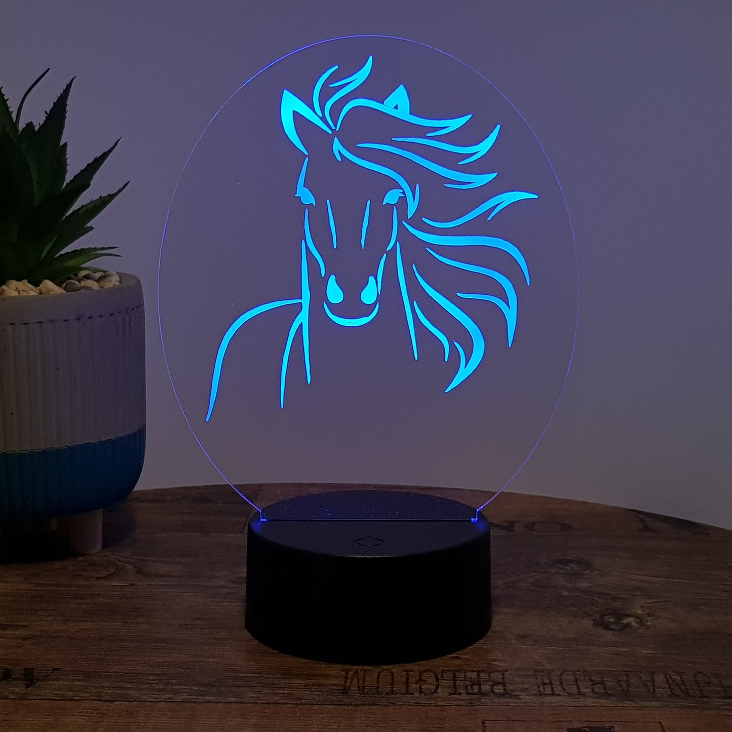 LED Lampe Pferd