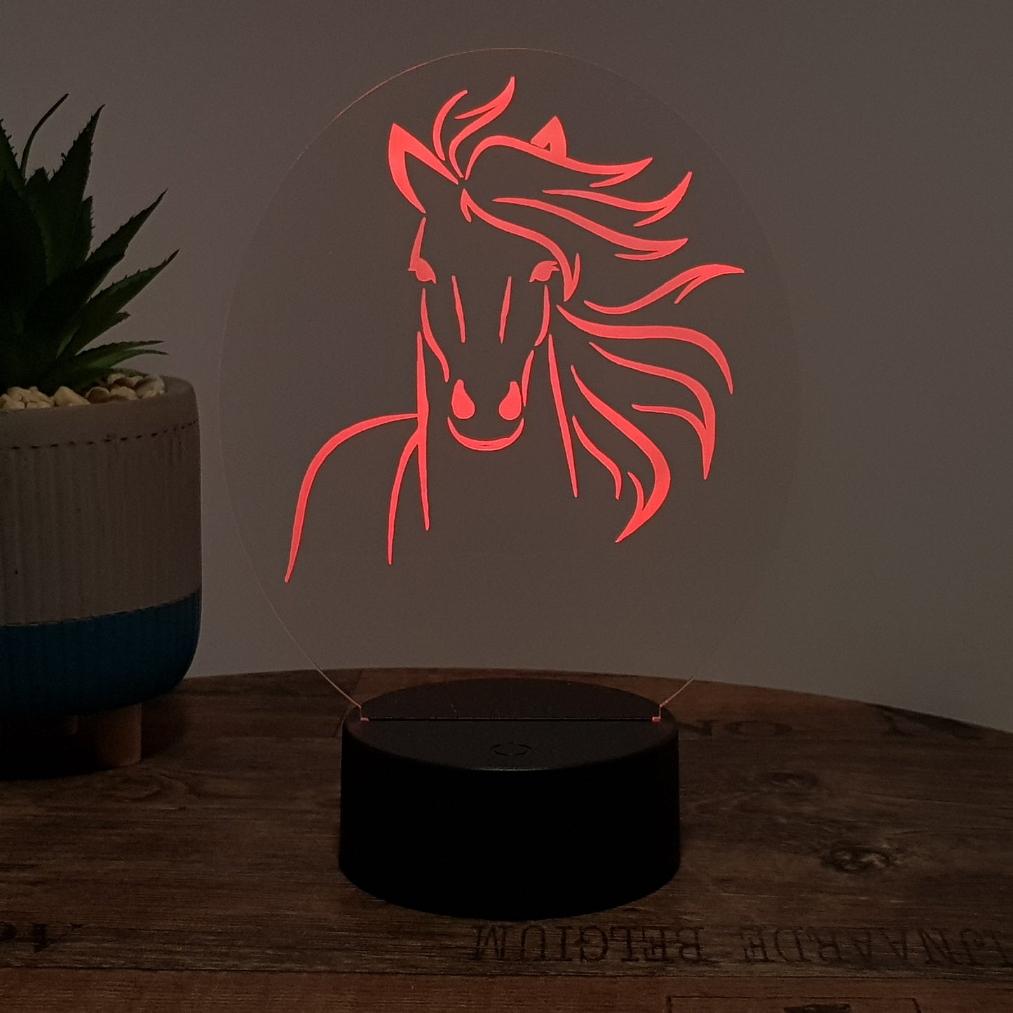 LED Lampe Pferd