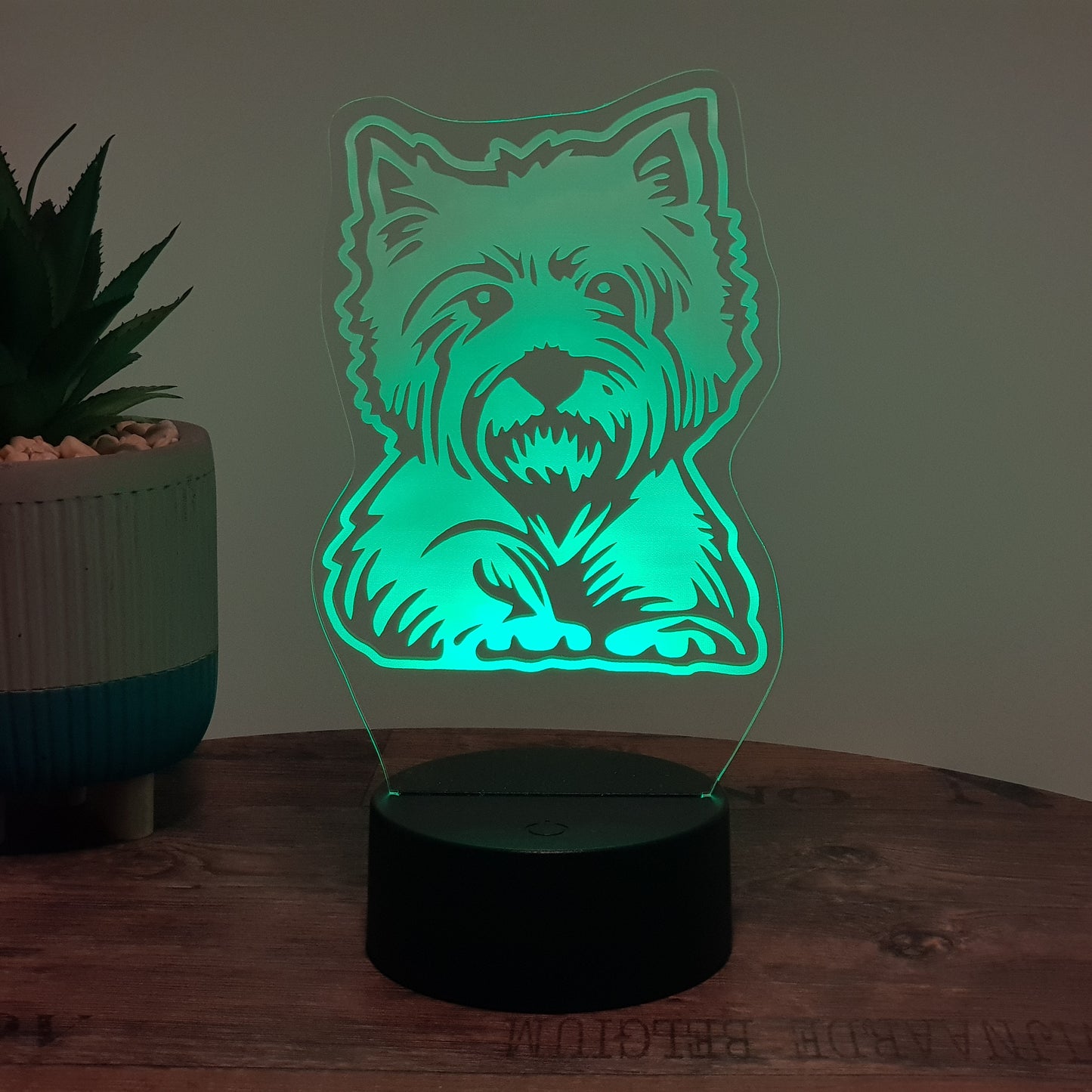 LED Lampe Hund - West Highland Terrier