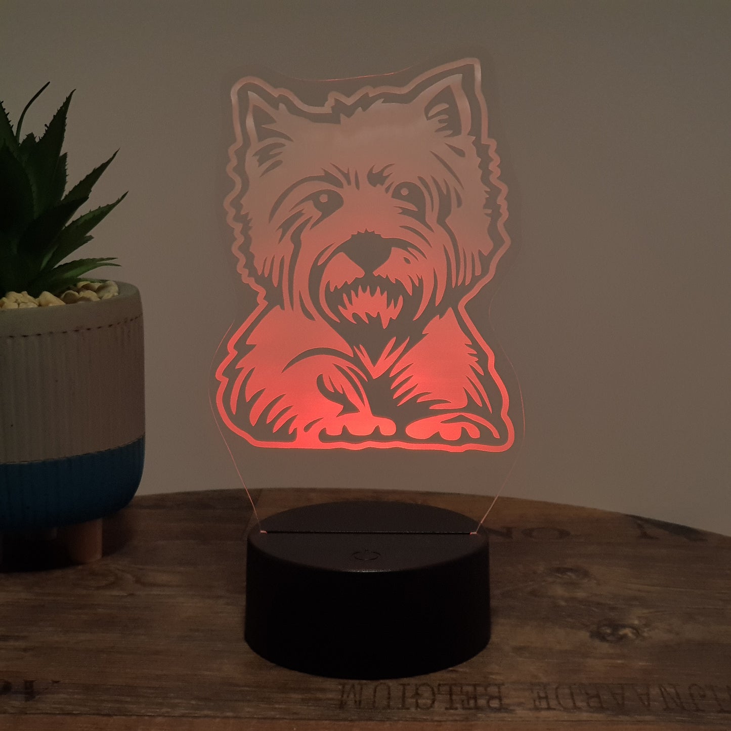 LED Lampe Hund - West Highland Terrier