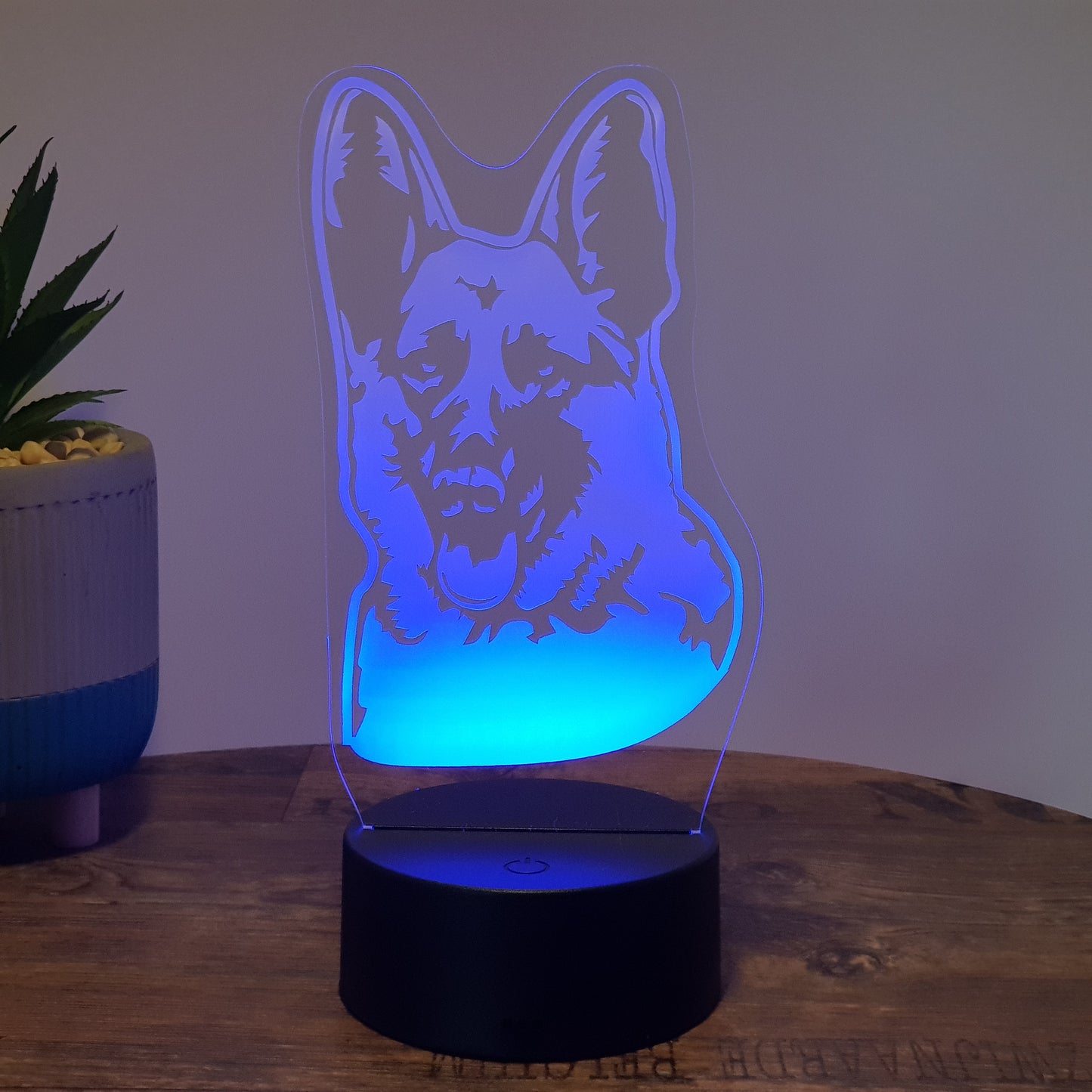 LED Lampe Schäferhund 2
