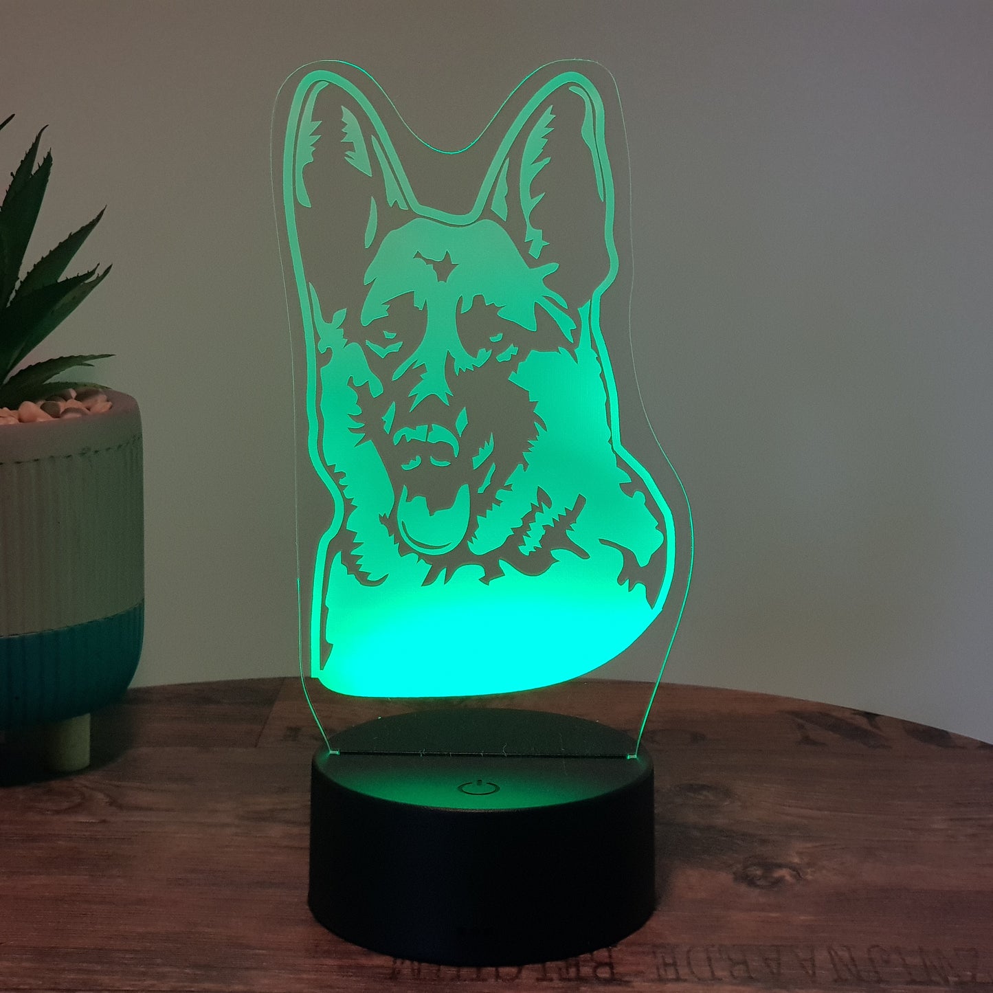 LED Lampe Schäferhund 2