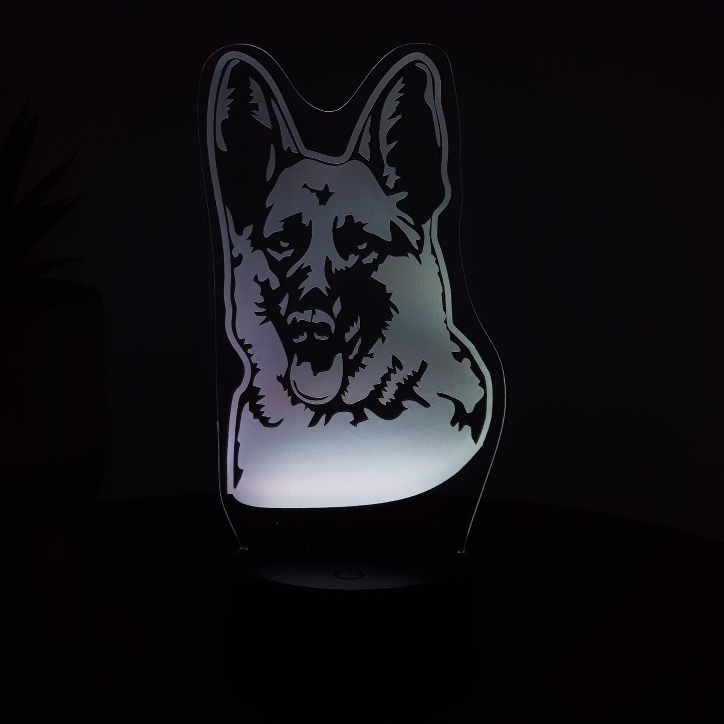 LED Lampe Schäferhund 2