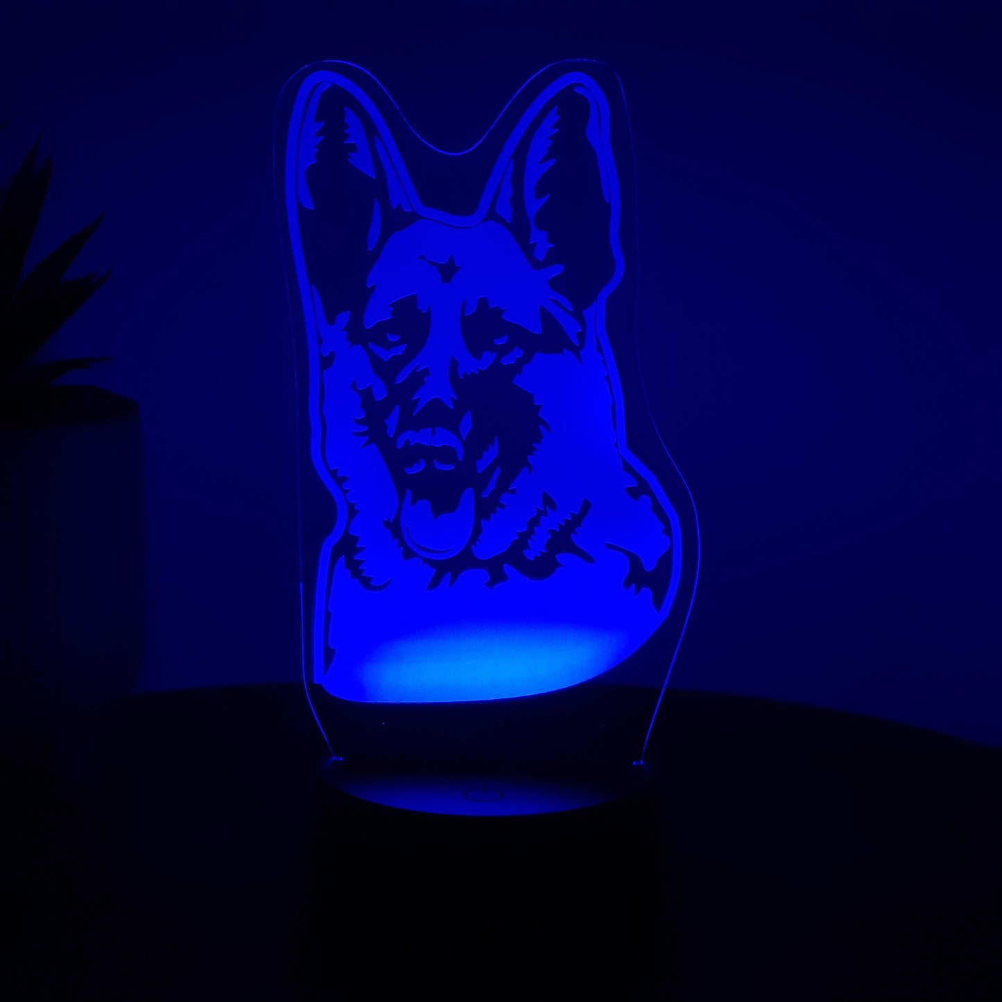LED Lampe Schäferhund 2