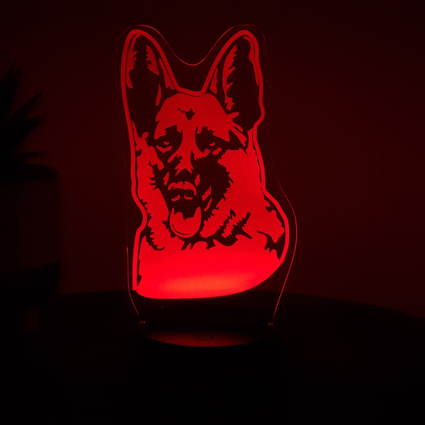 LED Lampe Schäferhund 2