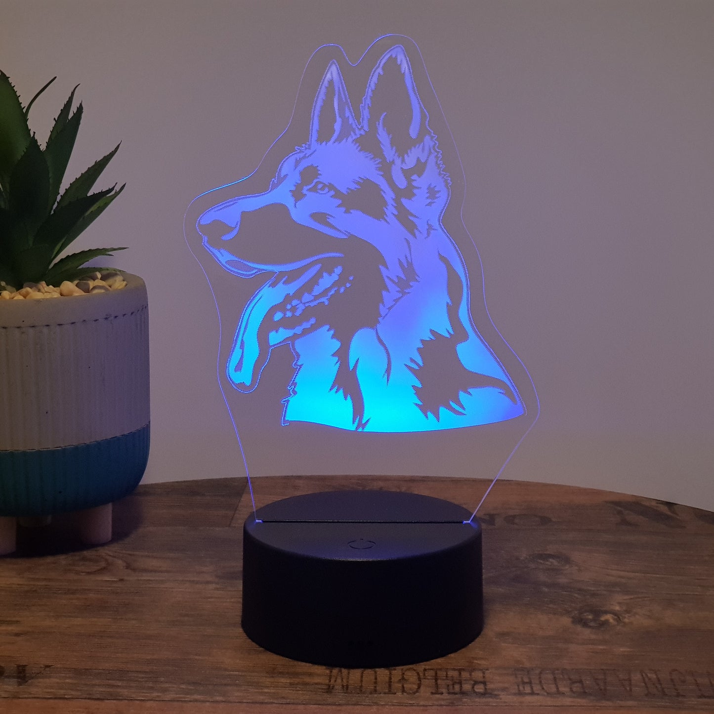 LED Lampe Schäferhund 1