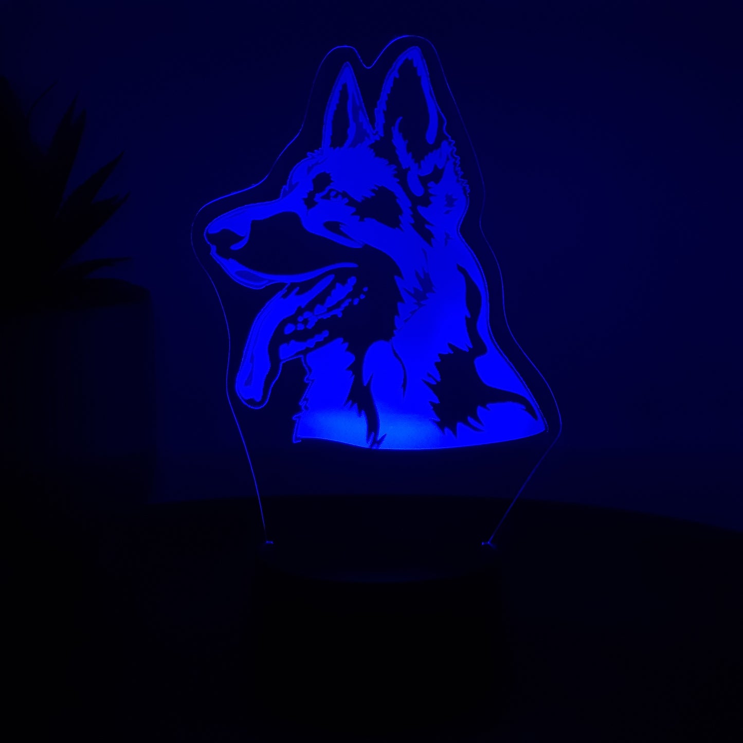LED Lampe Schäferhund 1
