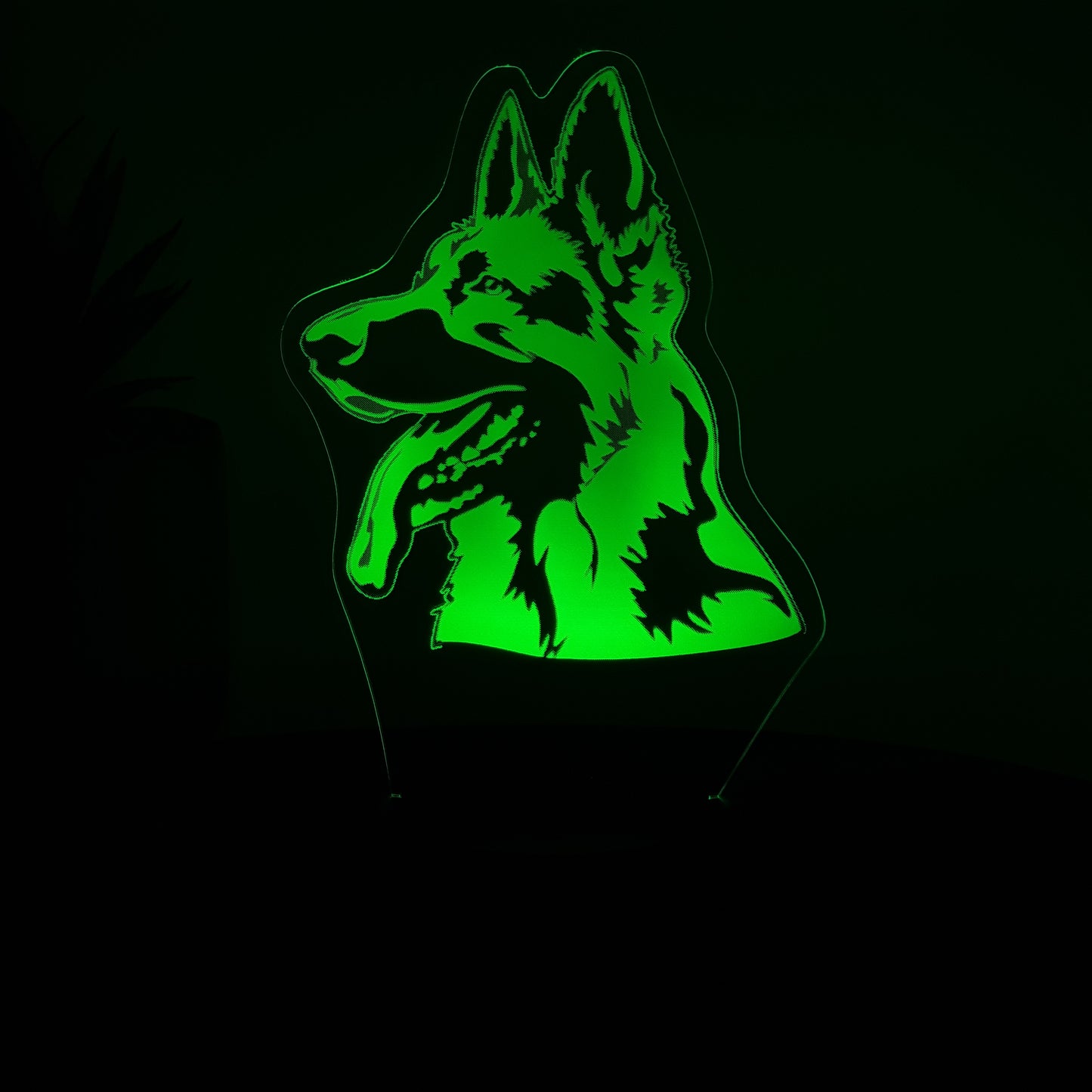 LED Lampe Schäferhund 1