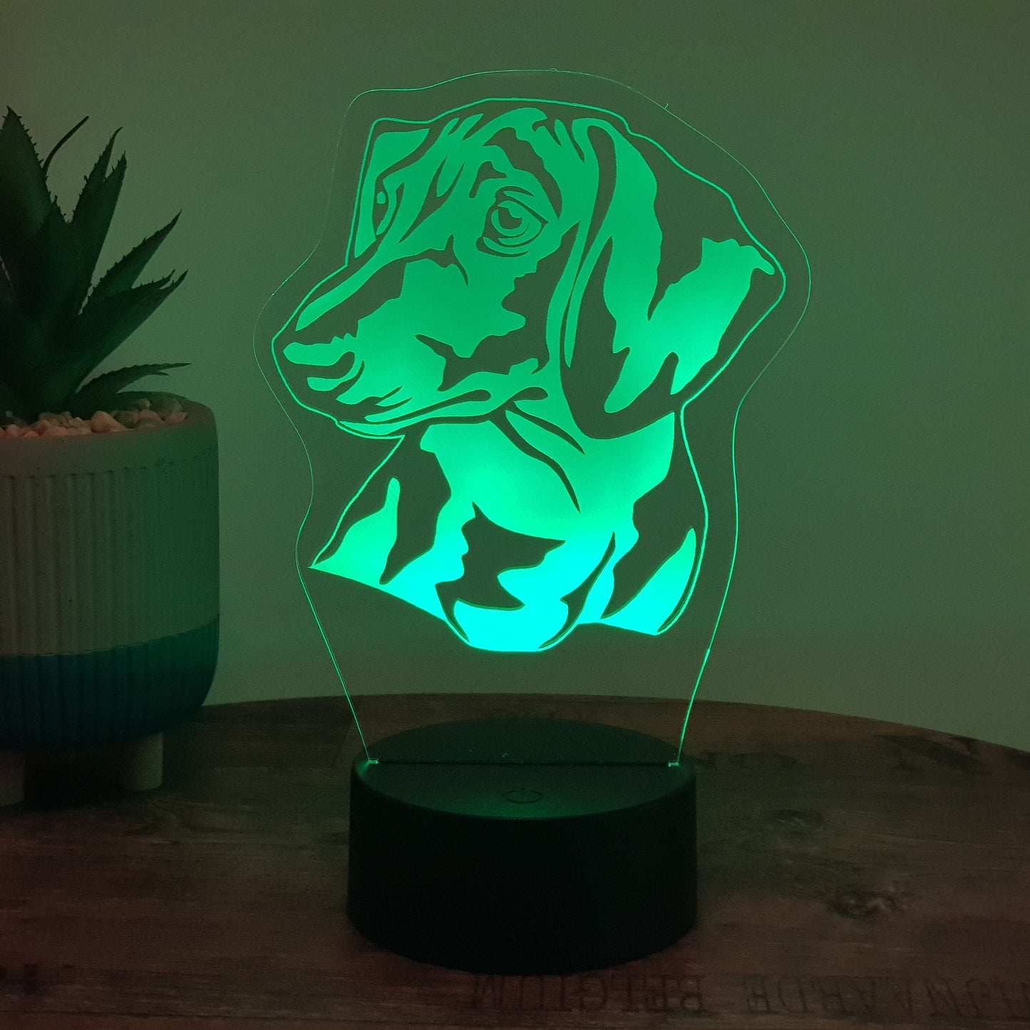 LED Lampe Dackel
