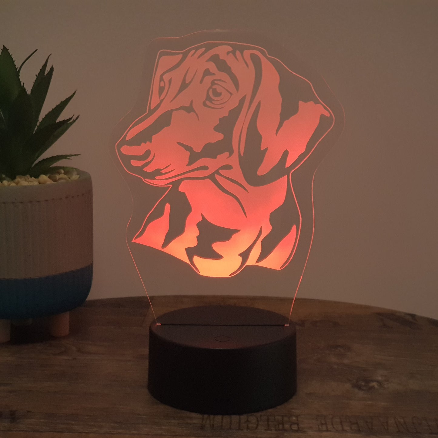 LED Lampe Dackel