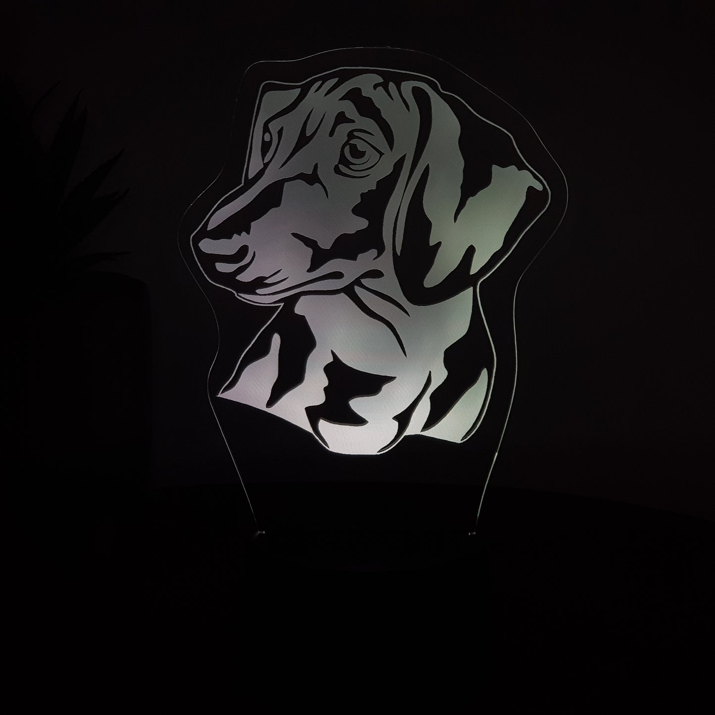 LED Lampe Dackel
