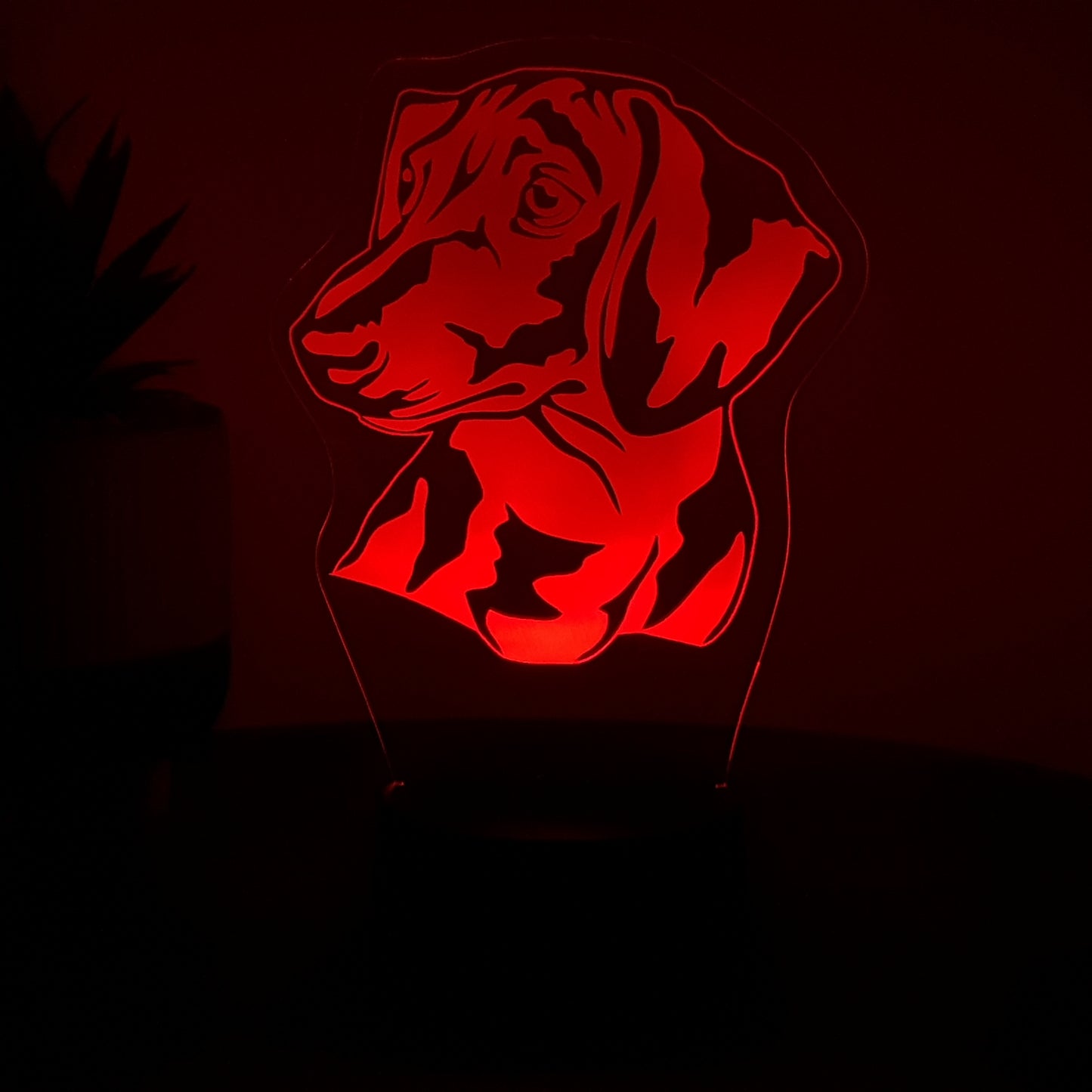 LED Lampe Dackel
