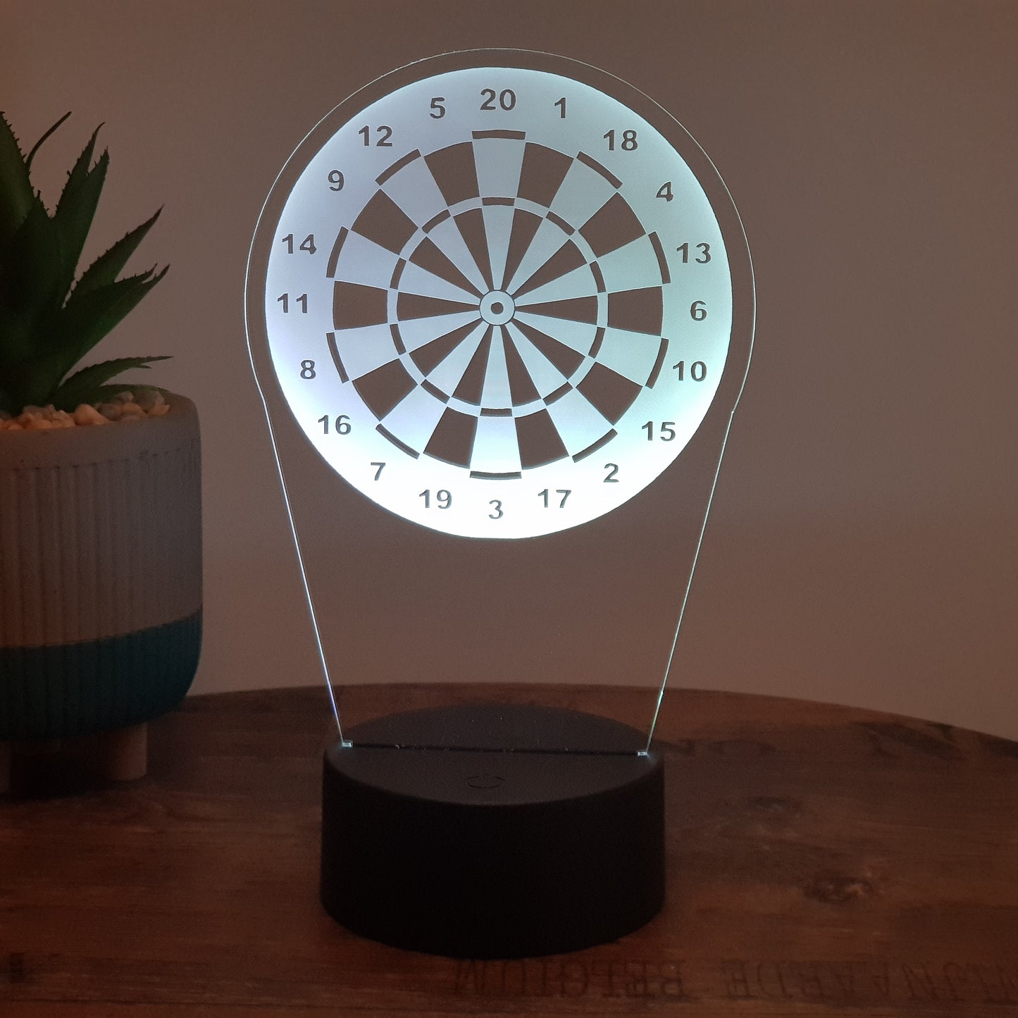 LED Lampe Dartscheibe