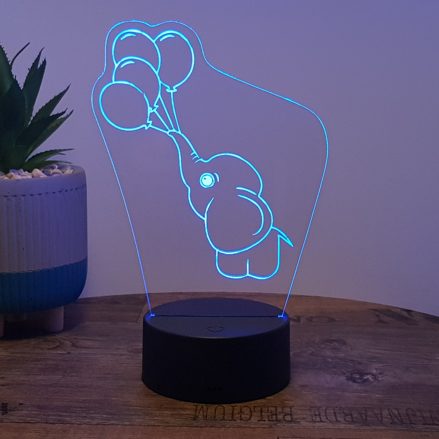 LED Lampe - Geburt - Elefant