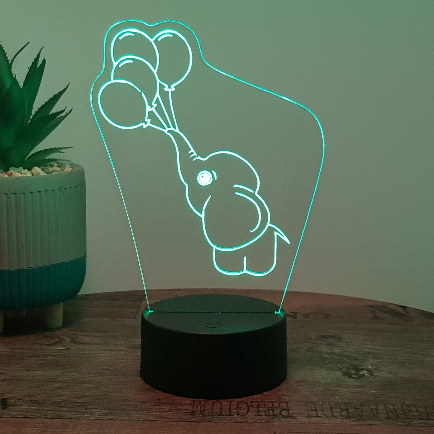 LED Lampe - Geburt - Elefant