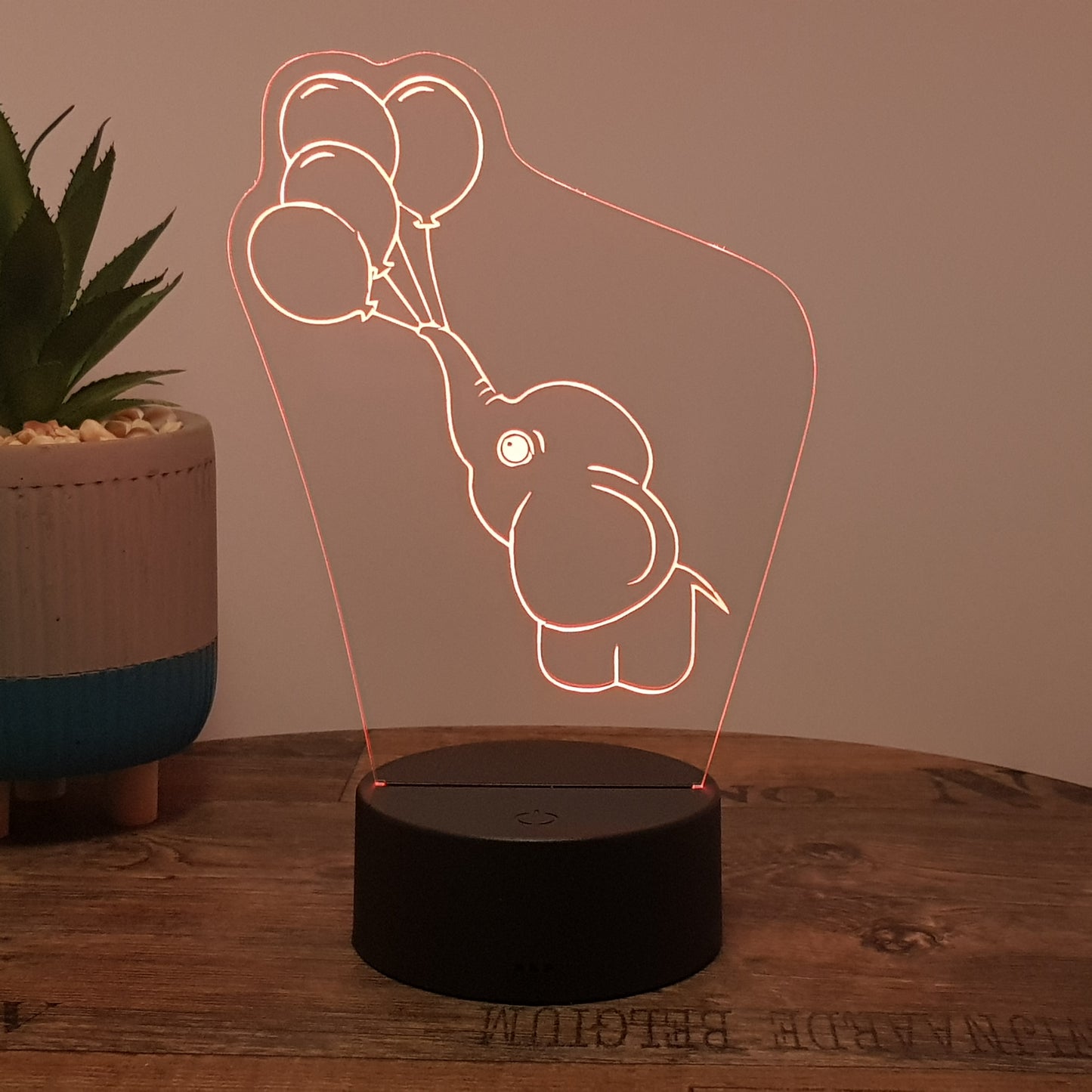 LED Lampe - Geburt - Elefant
