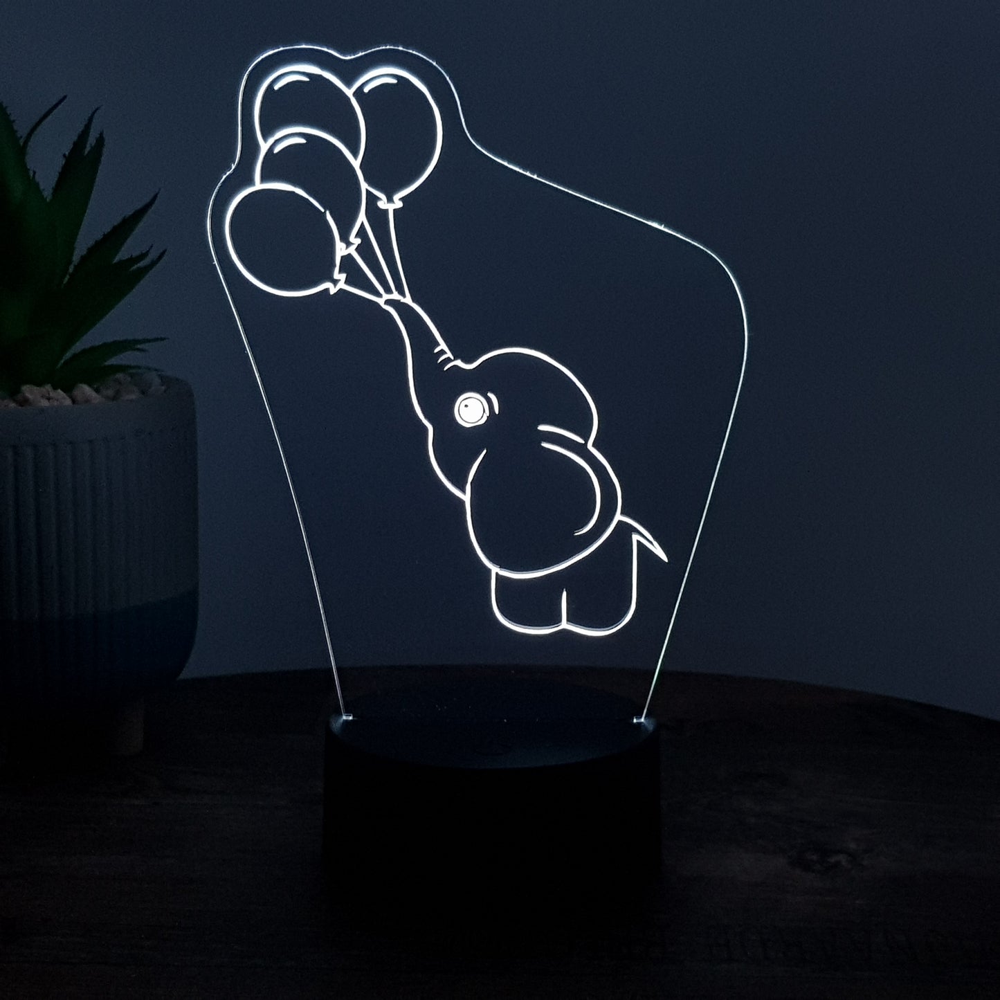 LED Lampe - Geburt - Elefant