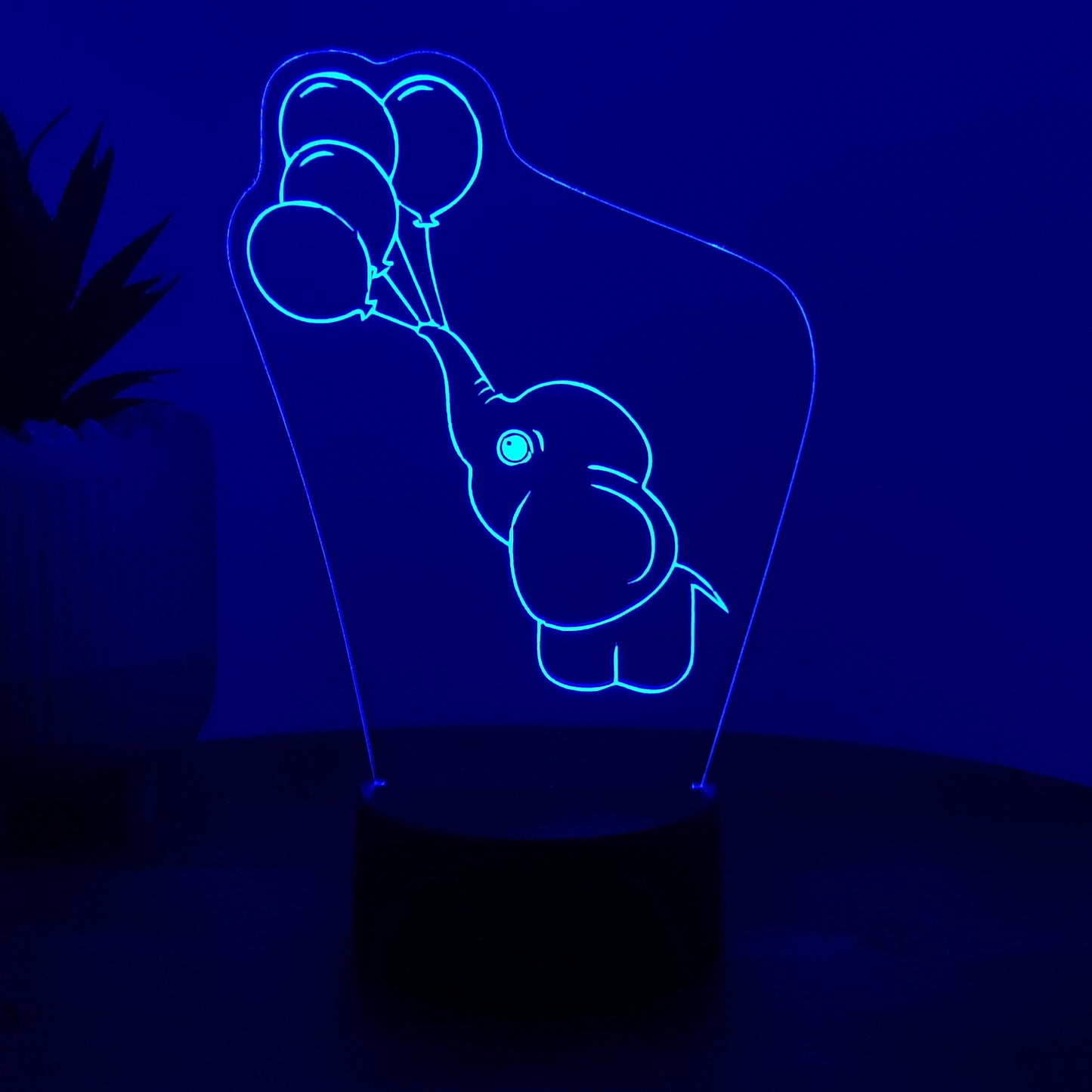 LED Lampe - Geburt - Elefant