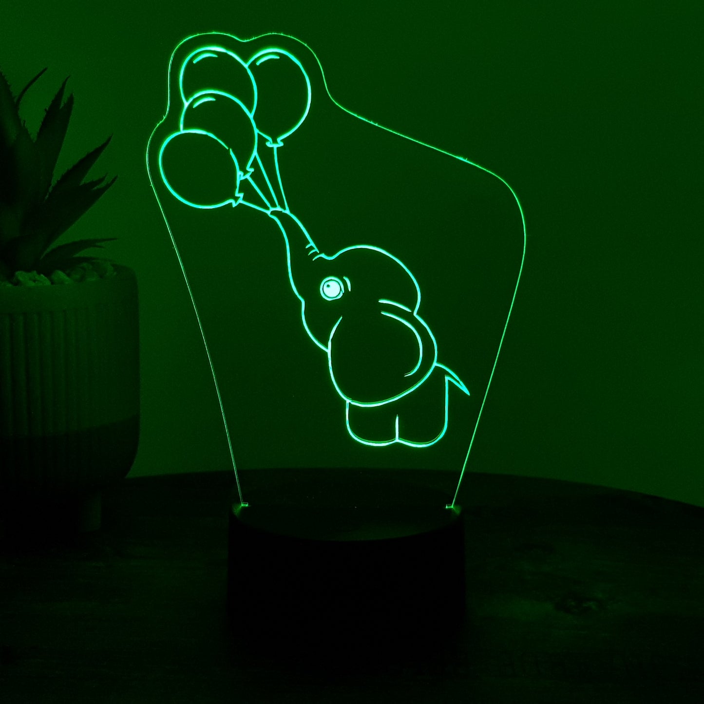 LED Lampe - Geburt - Elefant