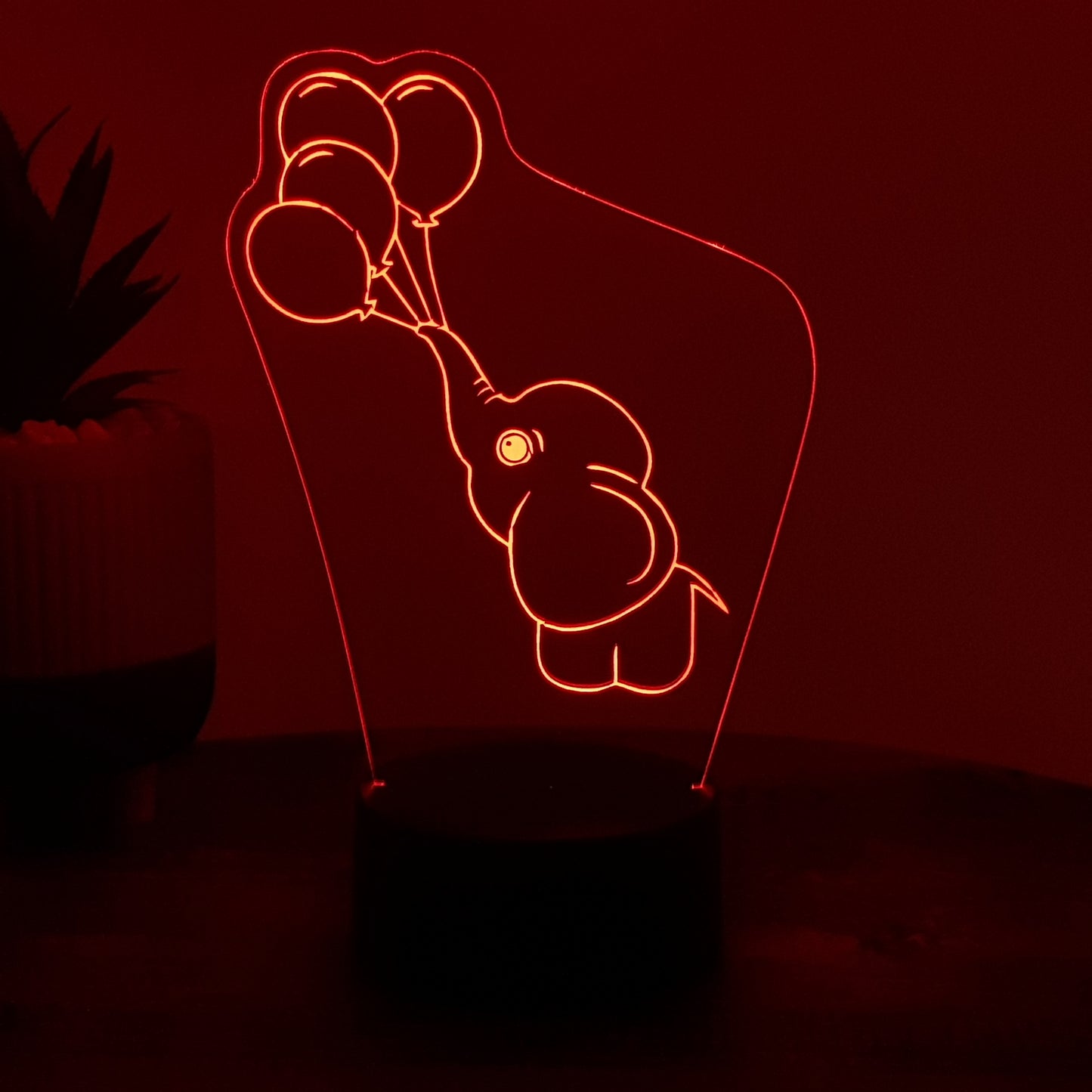 LED Lampe - Geburt - Elefant