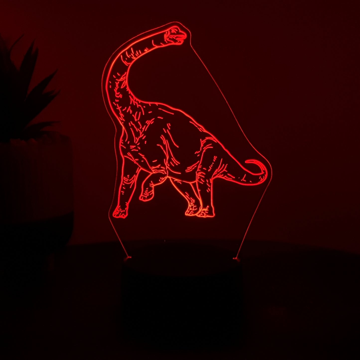 LED Lampe Dinosaurier / Brachiosaurus