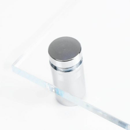 Abstandshalter Set Aluminium chrom 13x20mm