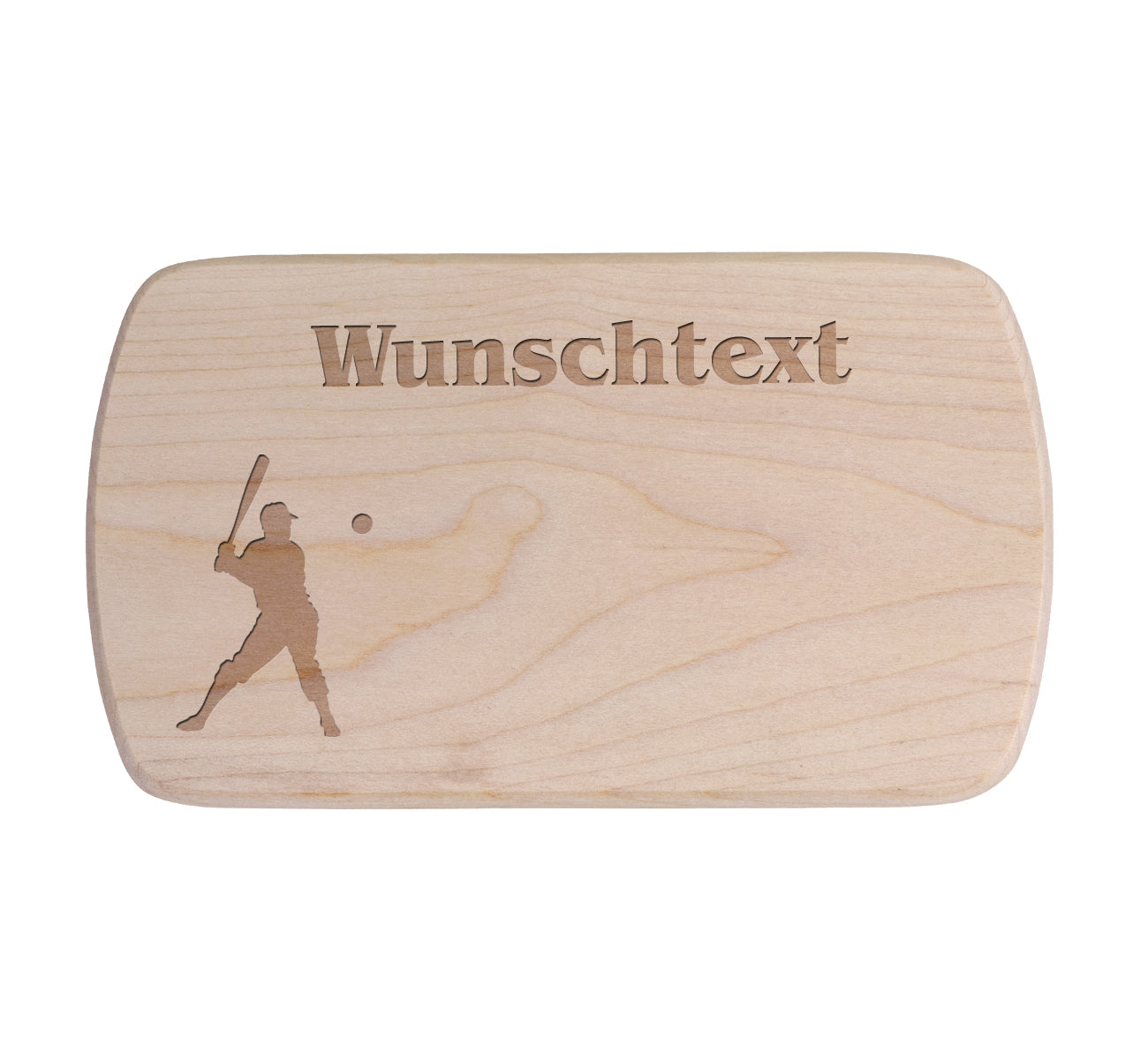 Ahorn Frühstücksbrettchen - Baseballspieler