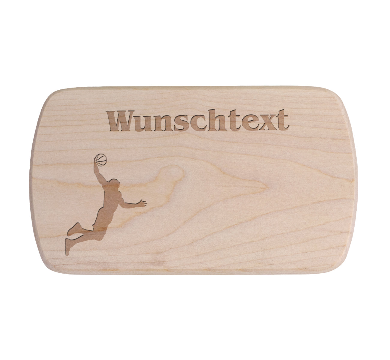 Ahorn Frühstücksbrettchen - Basketballspieler