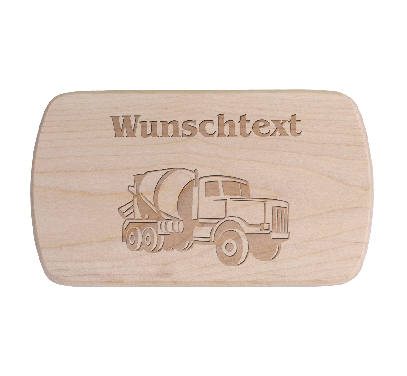 Ahorn Frühstücksbrettchen - Betonmischer