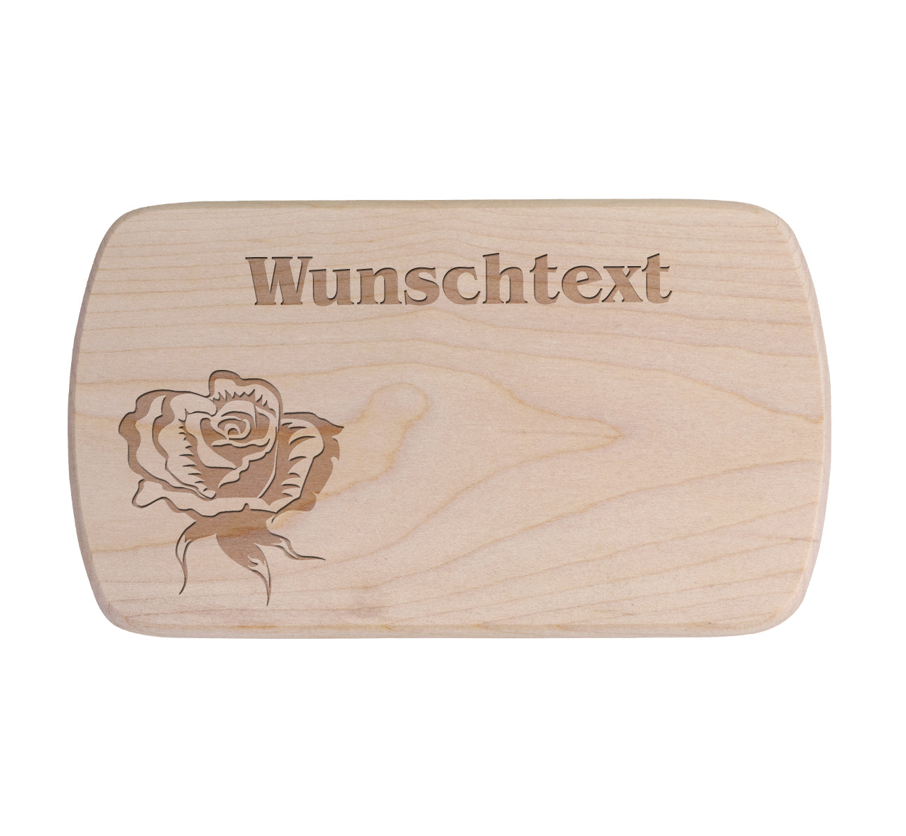Ahorn Frühstücksbrettchen - Blume