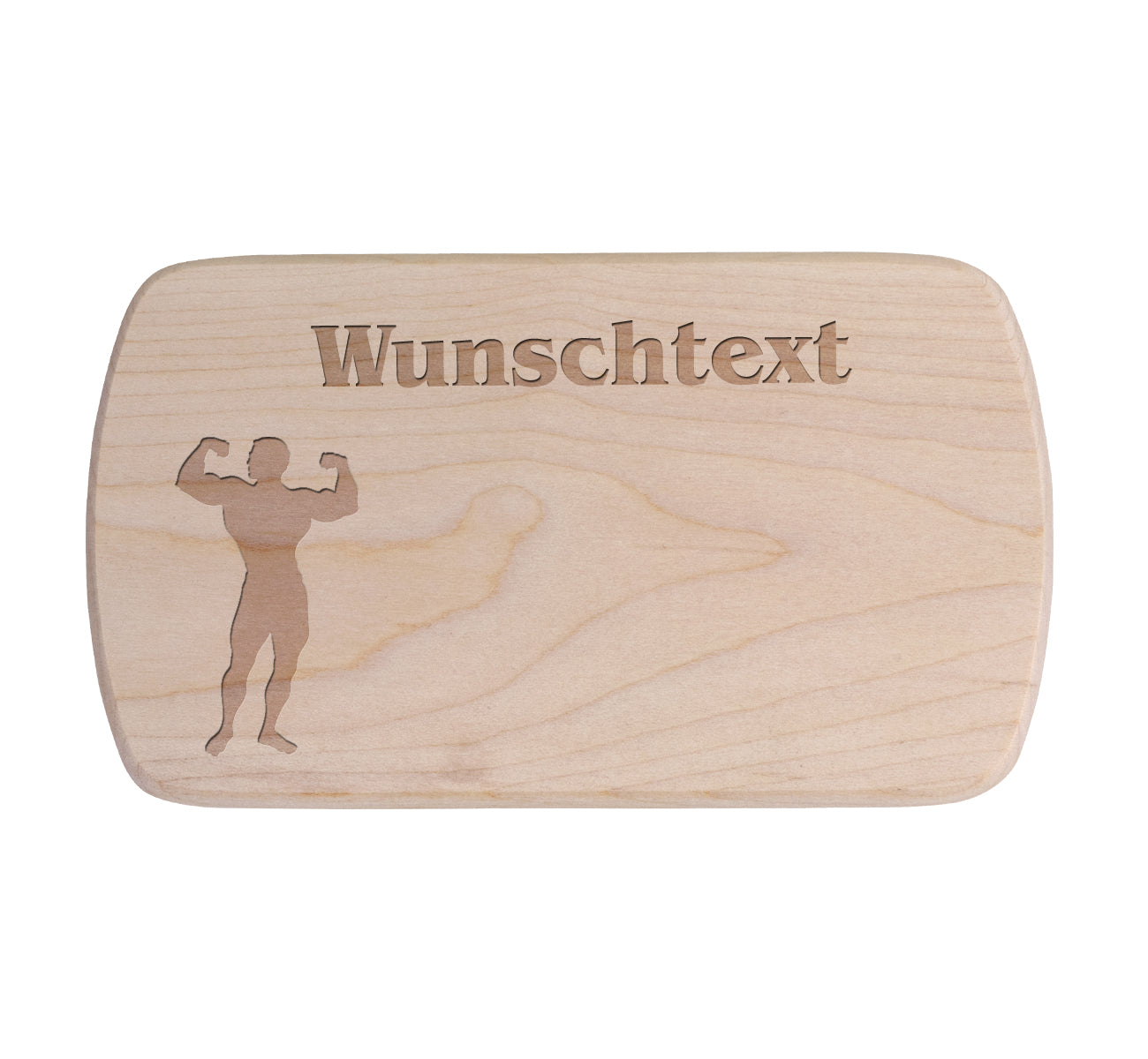 Ahorn Frühstücksbrettchen -  Bodybuilder