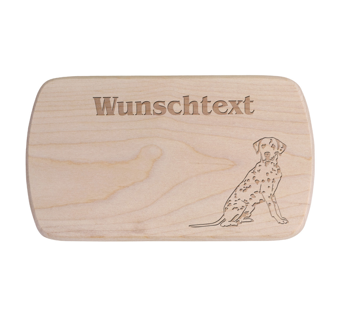 Ahorn Frühstücksbrettchen - Hund - Dalmatiner