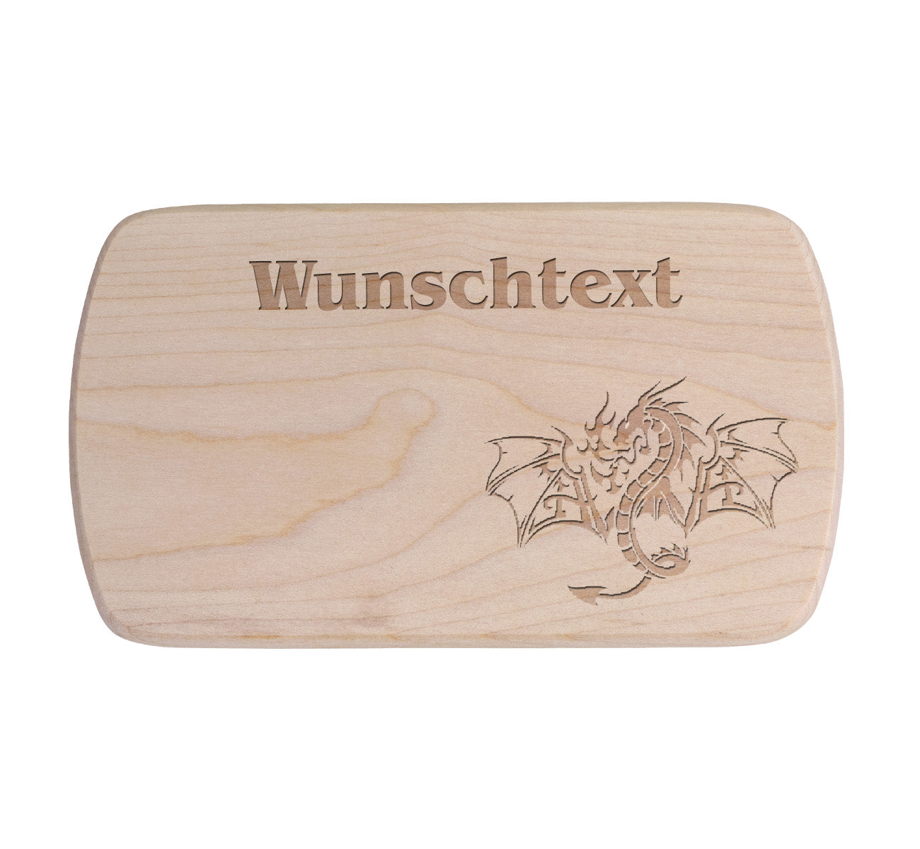 Ahorn Frühstücksbrettchen - Drache