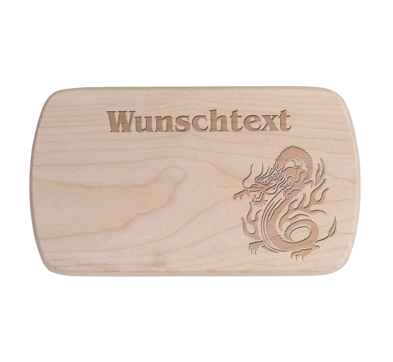 Ahorn Frühstücksbrettchen - Drache 3