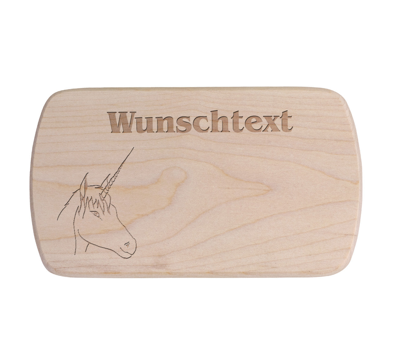 Ahorn Frühstücksbrettchen - Einhorn 2