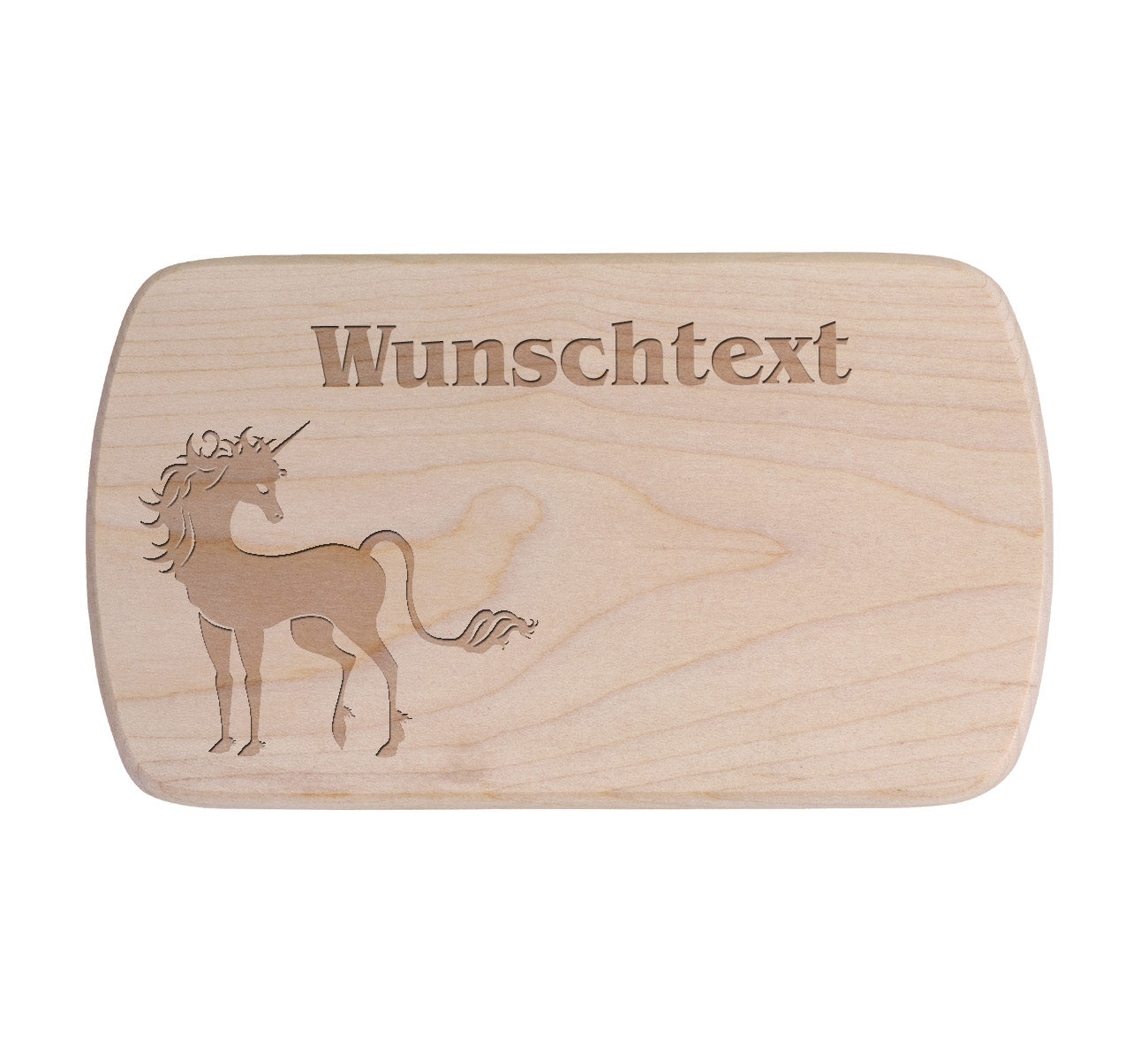 Ahorn Frühstücksbrettchen - Einhorn 3