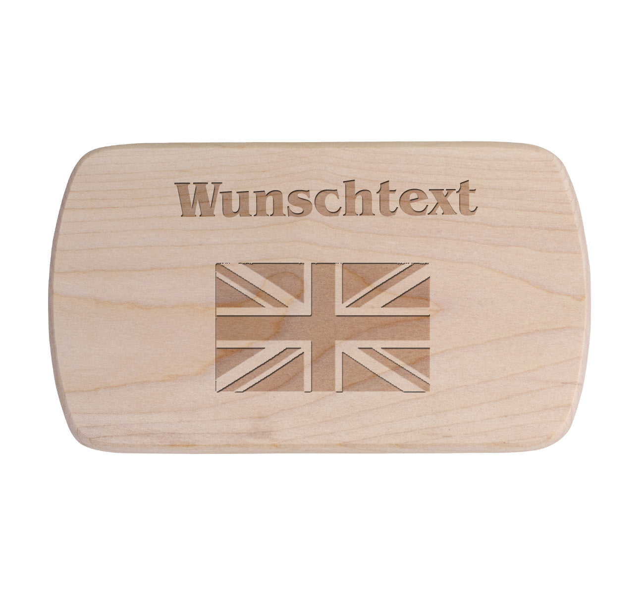 Ahorn Frühstücksbrettchen - Fahne - England