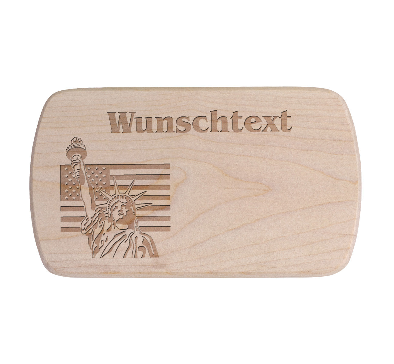 Ahorn Frühstücksbrettchen - Amerika - USA - Freiheitsstatue 1