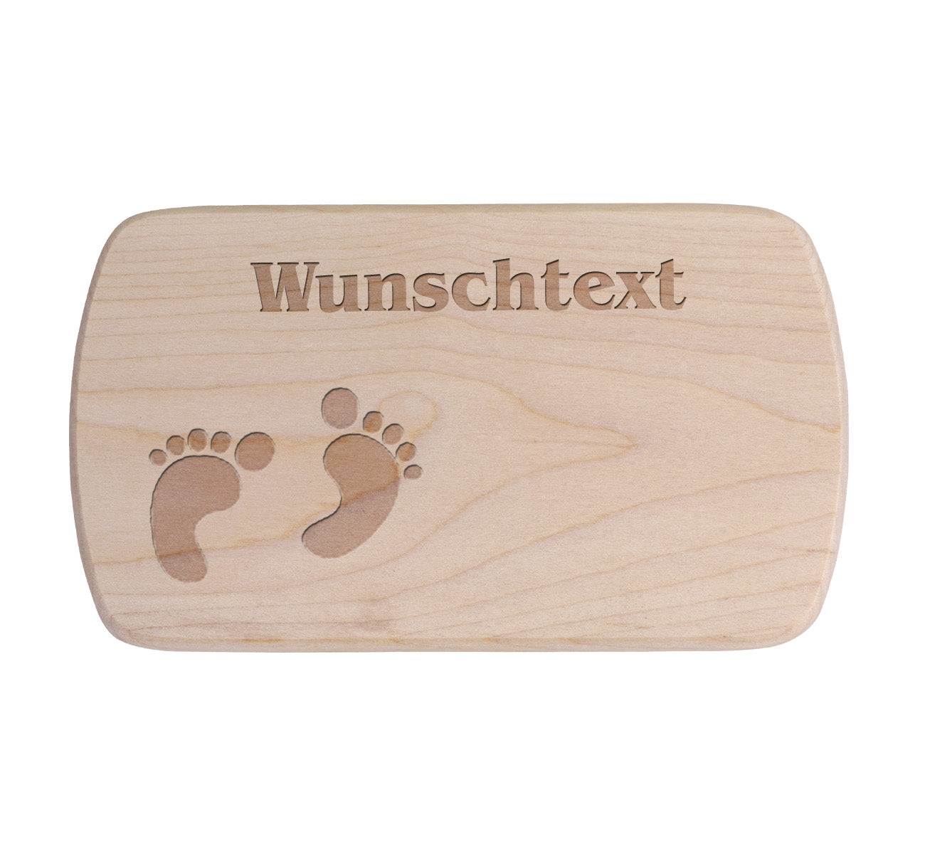 Ahorn Frühstücksbrettchen -  Füße