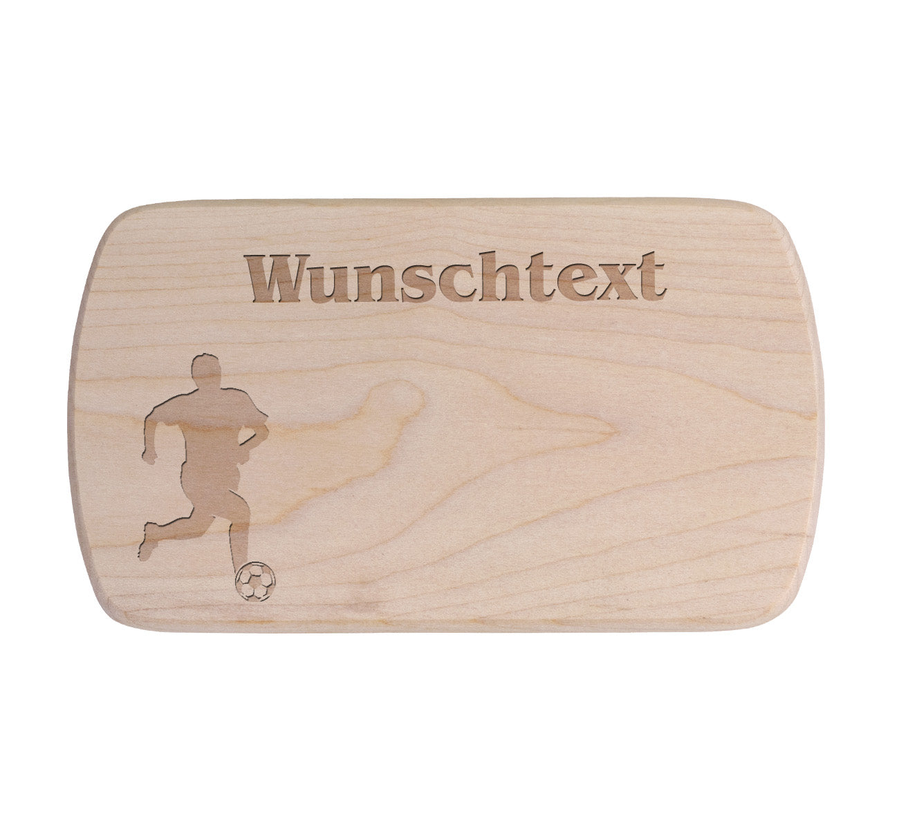 Ahorn Frühstücksbrettchen -  Fussball 2