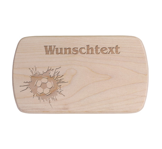 Ahorn Frühstücksbrettchen -  Fussball 3