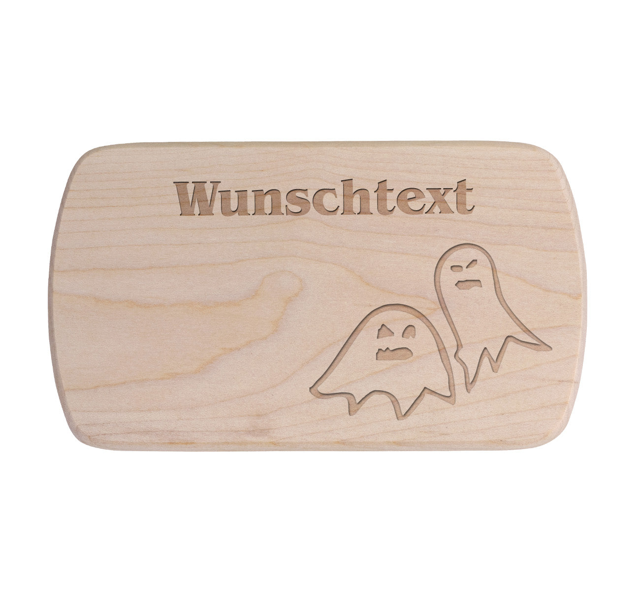 Ahorn Frühstücksbrettchen - Geister