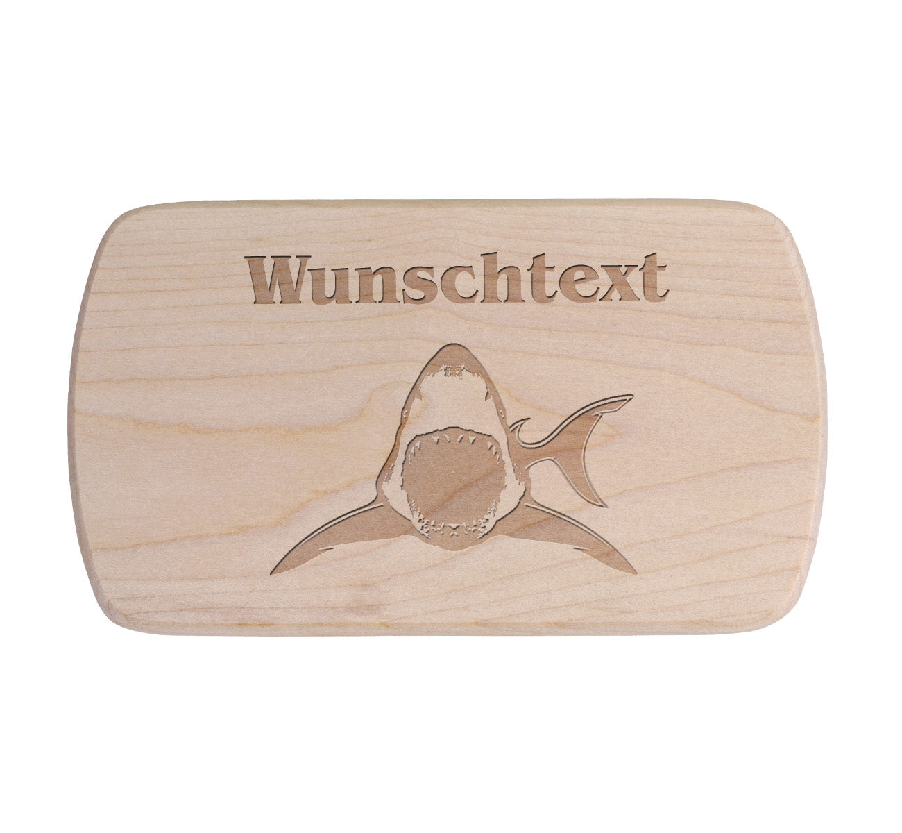 Ahorn Frühstücksbrettchen - Hai 1