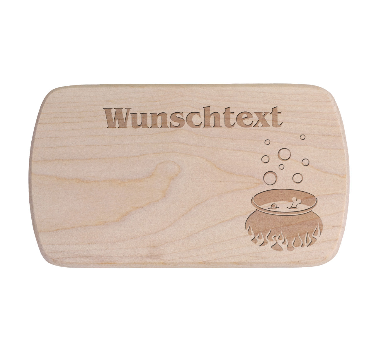 Ahorn Frühstücksbrettchen - Hexenkessel