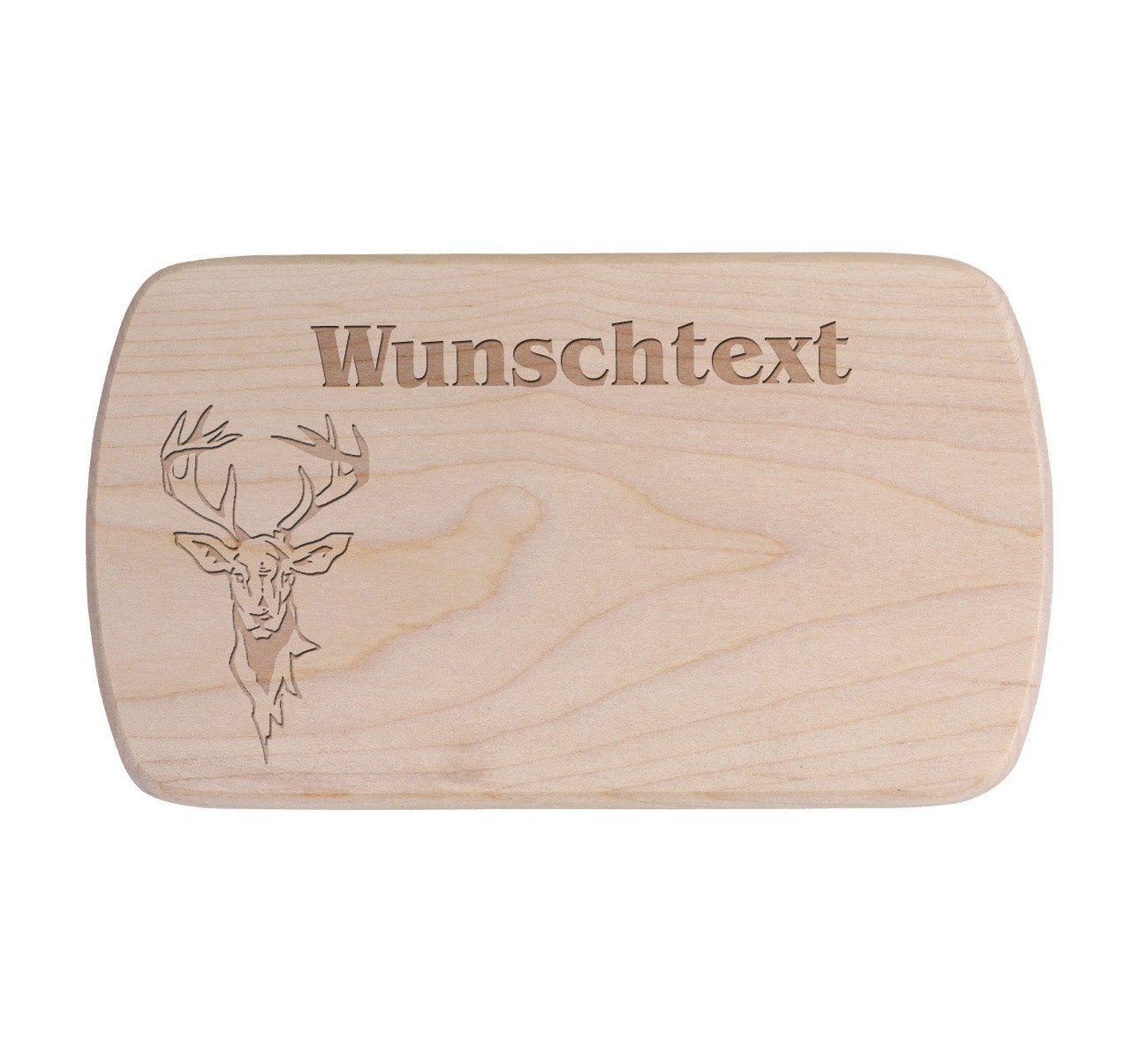Ahorn Frühstücksbrettchen - Hirsch
