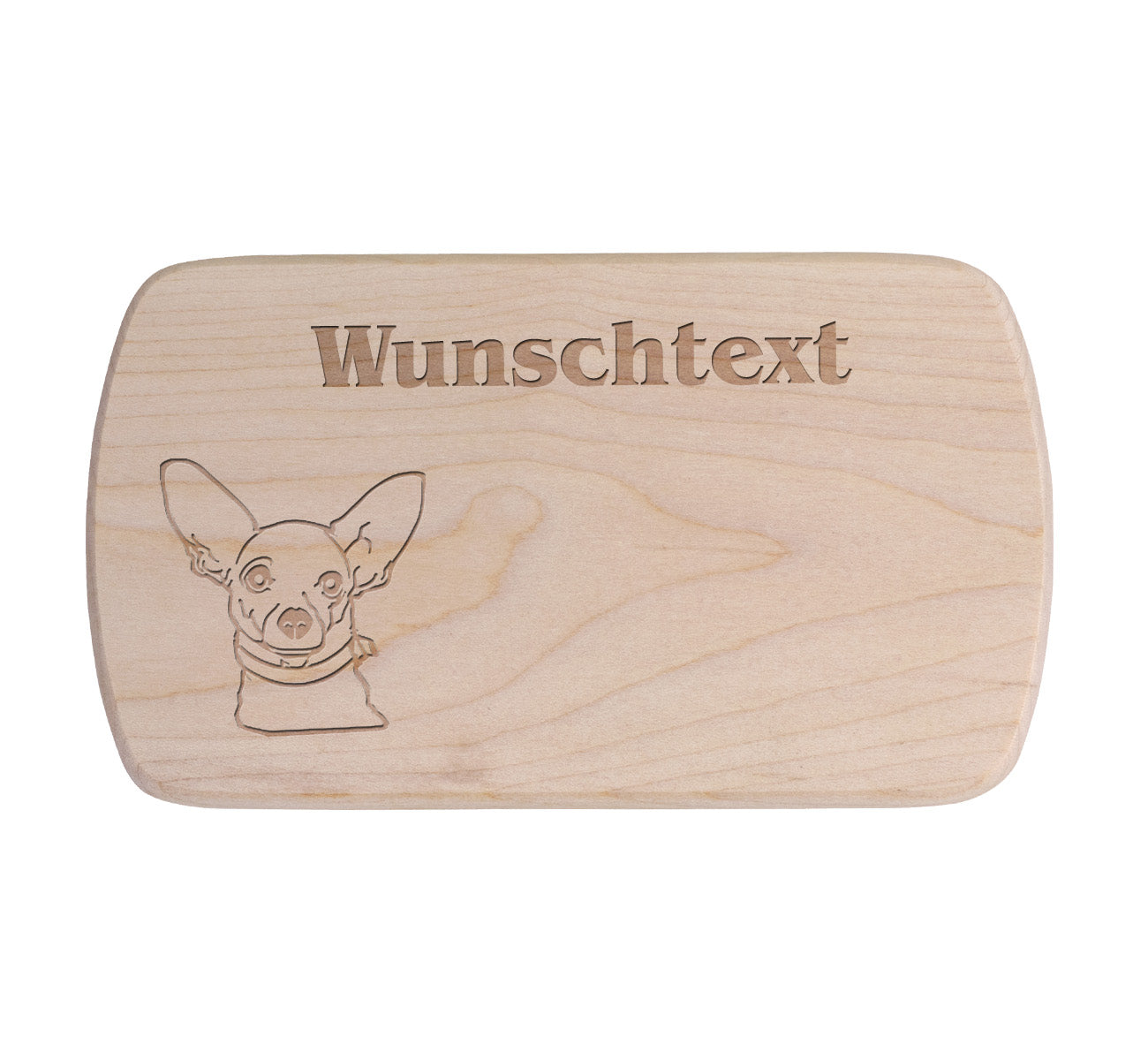 Ahorn Frühstücksbrettchen - Hund 3