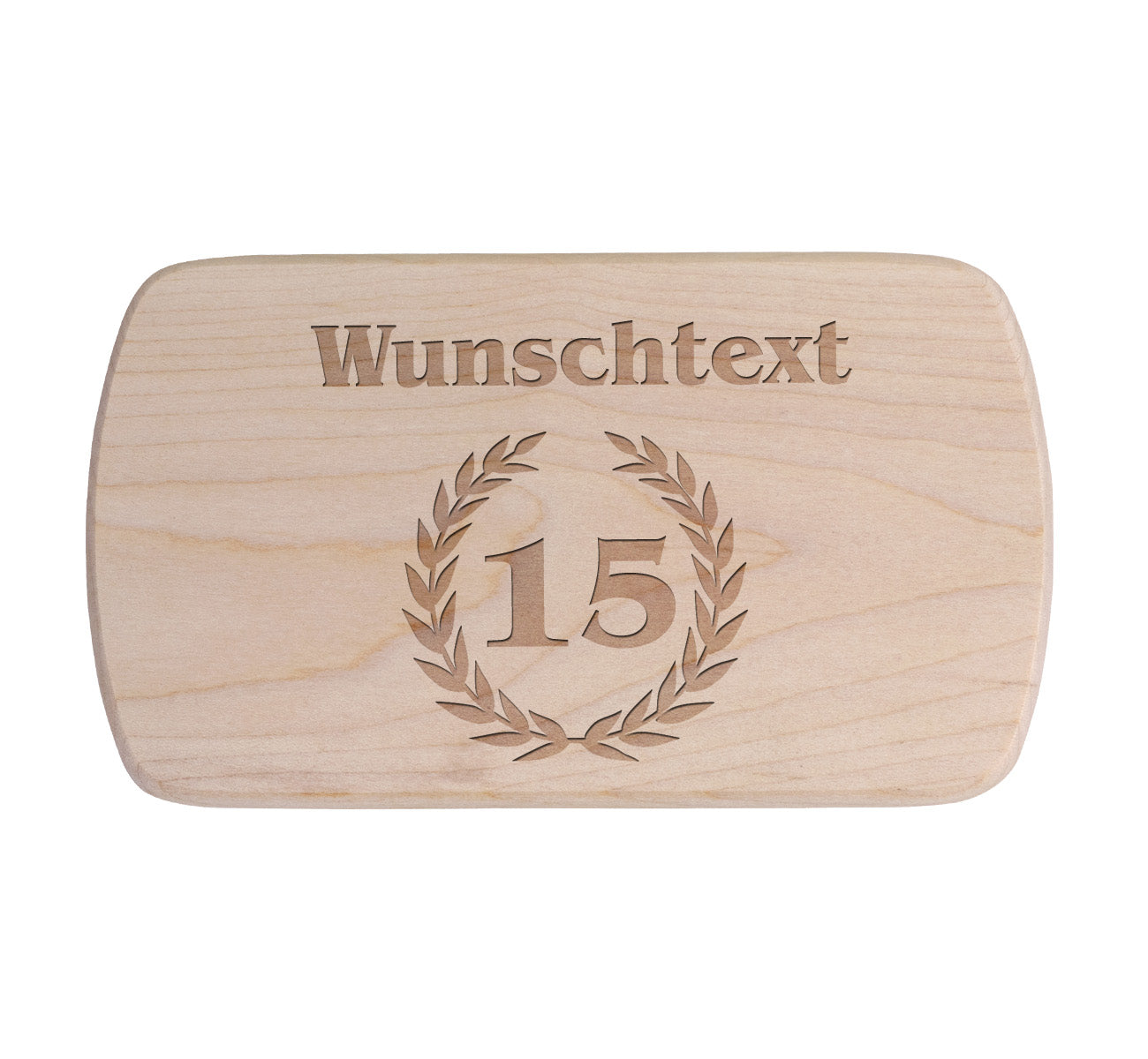 Ahorn Frühstücksbrettchen - Jubiläum 15